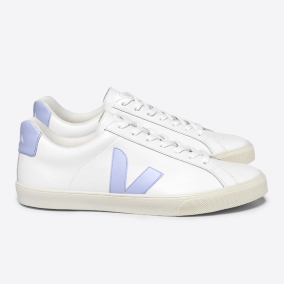VEJA Esplar Leather Sneakers White Swan - Picture 2 of 8